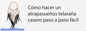 Cómo hacer un atrapasueños telaraña casero paso a paso fácil